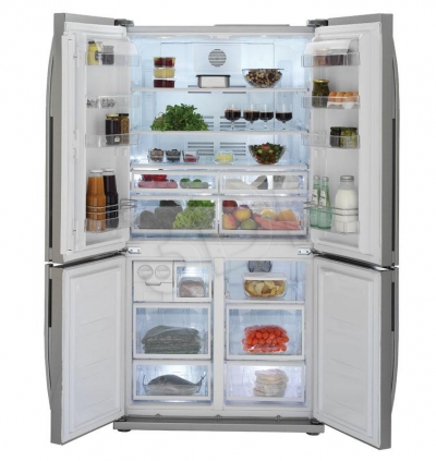 Chłodziarko-zamrażarka BEKO GNE 114613 X (wys. 182 cm / inox / A++)