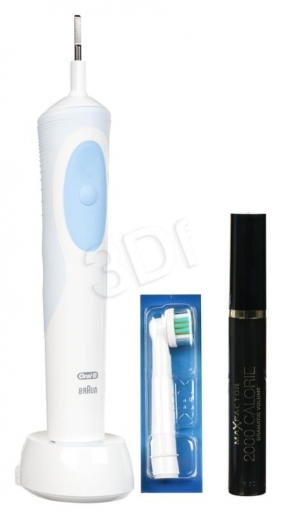 Szczoteczka do zębów BRAUN Vital. 3D White + Maskara MaxFactor 2000