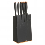 Zestaw 5 noży w bloku FF FISKARS 1014190 czarny