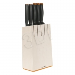 Zestaw 5 noży w bloku FF FISKARS 1014209 biały