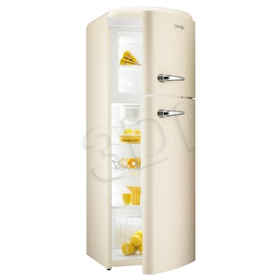 Chłodziarko-zamrażarka GORENJE RF 60309 OC (wys. 182 cm / kremowa / A++)