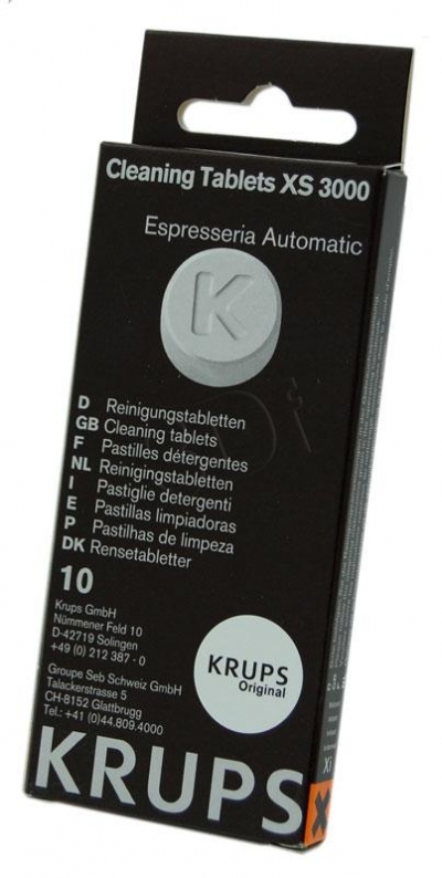 Tabletki do odkamieniania Krups XS 3000