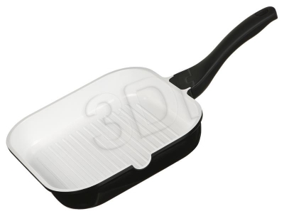Patelnia ceramiczna grill MPM MPG-24/1CB 24 cm