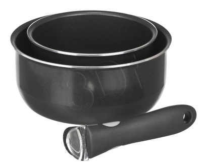 Zestaw garnków TEFAL Ingenio L10292 3 części czarne
