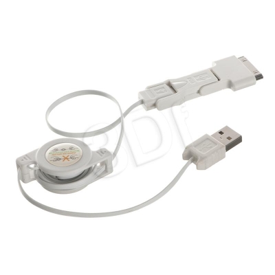 Kabel USB - Apple 3w1, 0.75m - Digitus