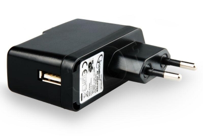 ŁADOWARKA ADAPTER 220V -> USB BLACK 5V/2A