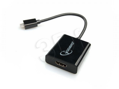 ADAPTER MHL (M)>HDMI żeński+USB micro-B(F) 0,14M