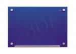 NOBO TABLICA SZKLANA DIAMOND 60X45CM NIEBIESKA MAGNETYCZNA SUCHOŚCIERALNA