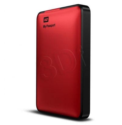 HDD WD PASSPORT 1TB 2,5 WDBBEP0010BRD 3.0 CZERWONY