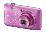 APARAT NIKON COOLPIX S3600 RÓŻOWY Z ORNAMENTEM