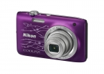 APARAT NIKON COOLPIX S2800 PURPUROWY Z ORNAMENTEM
