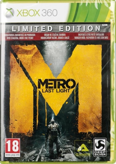 Gra Xbox 360 Metro Last Light Limited Edition