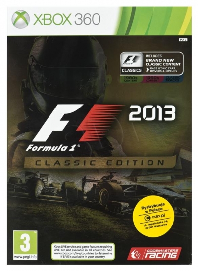 Gra Xbox 360 F1 2013