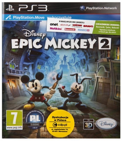 Gra PS3 Epic Mickey 2 Siła Dwóch