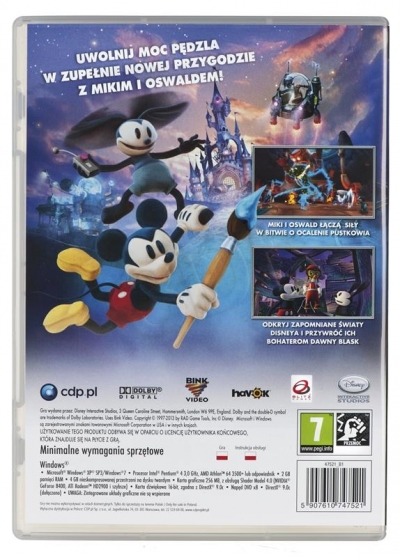 Gra PC Epic Mickey 2