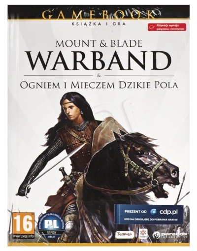Gamebook Mount & Blade: Warband + Ogniem i Mieczem: Dzikie Pola (książka + gry PC)