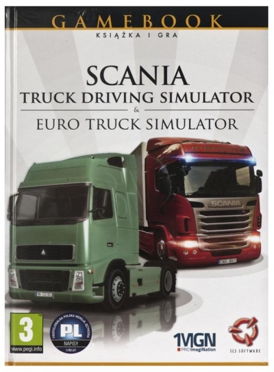 Gra PC Gamebook Scania + Euro Track Simulator