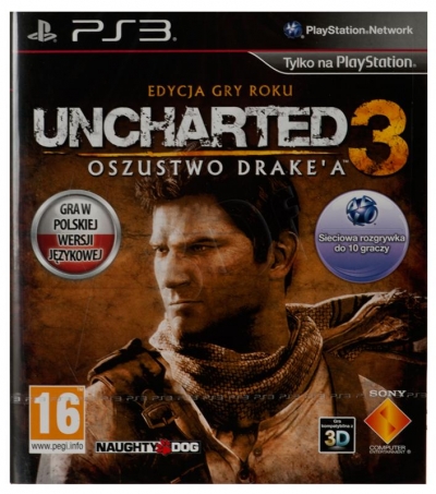 Gra PS3 Uncharted 3 Oszustwo Drakea GOTY