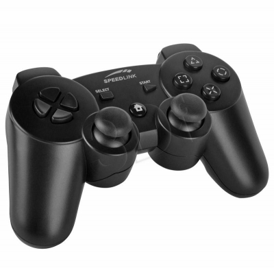 GAMEPAD SPEEDLINK STRIKE FX (SL-4443-BK) PC/PS3 BEZPRZEWODOWY - CZARNY