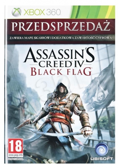 Gra  Xbox 360 AC4 BLACK FLAG PRE-ORDER POL