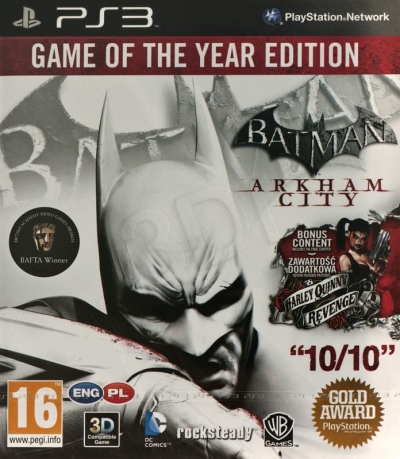 Gra PS3 Batman Arkham City GOTY