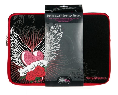 GlamRox - Etui na Laptop 15.6 - Czarne