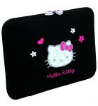 PORT ETUI HELLO KITTY SKIN Black Flowers 13,3