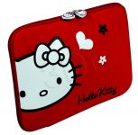 PORT ETUI HELLO KITTY SKIN Red Flowers 13,3