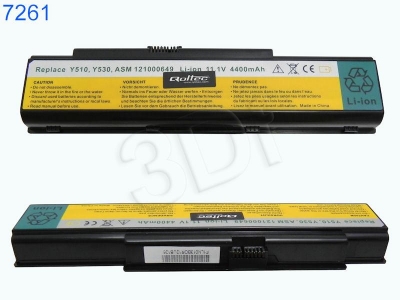 QOLTEC BATERIA DO NOTEB. - LENOVO 3000 Y500 7761