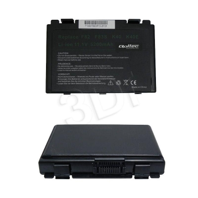 QOLTEC BATERIA DO NTB ASUS F82 K40, 5200MAH, 11.1V