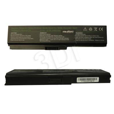 QOLTEC BATERIA DO NTB TOSHIBA PA3634,4400MAH,11.1V