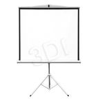 EKRAN NA TRÓJNOGU TRIPOD PROFI 150x150cm
