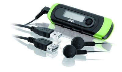 ODTWARZACZ I-BOX MP3 FOXY 2GB CZARNO-ZIELONY