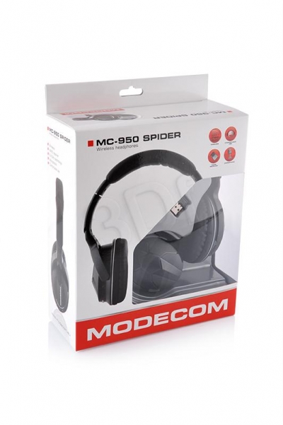 MODECOM BEZPRZEWODOWE SŁUCH.2,4 GHz S-MC-950-SPIDER