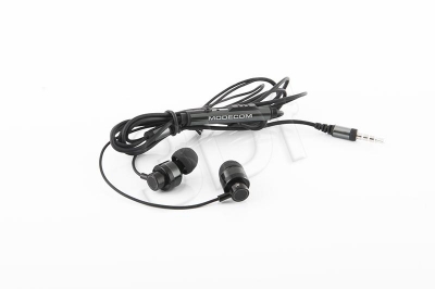 MODECOM SŁUCHAWKI DOUSZNE Z MIKROFONEM MC-140 BLACK