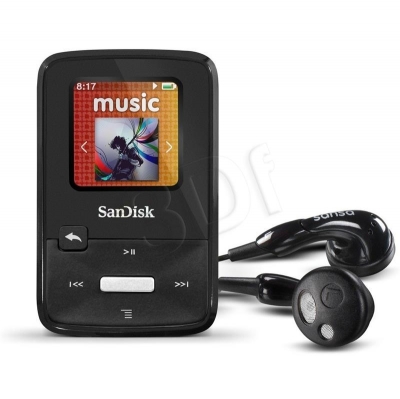 SANDISK MP3 SANSA CLIP+ FM 8GB CZARNA