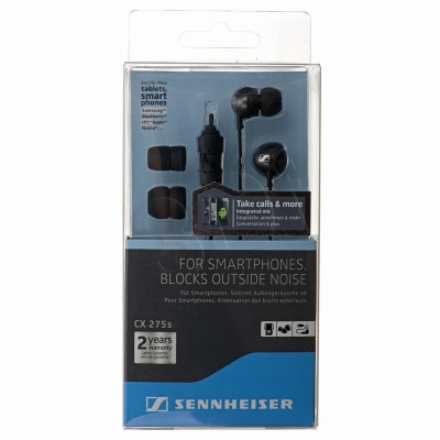 SŁUCHAWKI SENNHEISER CX 275s (DOKANAŁOWE)