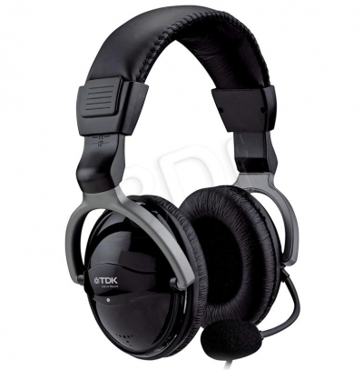 SŁUCHAWKI NAGŁOWNE Z MIKROFONEM ST600 BLACK