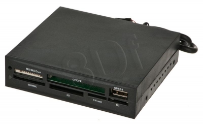CZYTNIK KART I-BOX 85w1 + USB, CZARNY (wew)