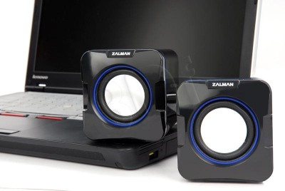 GŁOŚNIKI ZALMAN ZM-S100 2.0 - USB - CZARNE