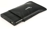 OBUDOWA 2.5 NA DYSK SATA USB 2.0 CZARNA ALUMINIUM