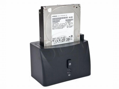 STACJA DOKUJĄCA HDD SATA 2,5”+3,5” USB 2.0+ZASILACZ