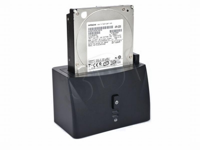 STACJA DOKUJĄCA HDD SATA 2,5”+3,5” USB 3.0+ZASILACZ