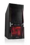 OBUDOWA MODECOM VIPER CZARNA WITH RED LED FAN