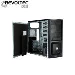 OBUDOWA REVOLTEC FIFTY 1 (RG017) WYCISZONA - CZARNA