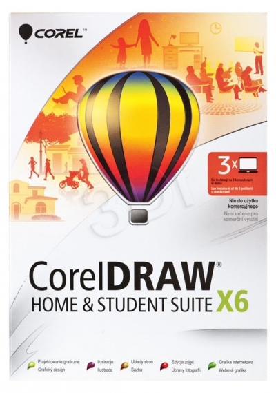 CorelDRAW Home&Student Suite X6 Mini boxPL
