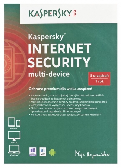 KASPERSKY INTERNET SEC. 2014 PL 5Dt 1Y Box