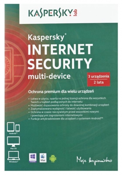 KASPERSKY INTERNET SEC. 2014 PL 3Dt 2Y Box