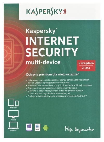 KASPERSKY INTERNET SEC. 2014 PL 5Dt 2Y Box