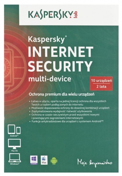 KASPERSKY INTERNET SEC. 2014 PL 10Dt 2Y Box
